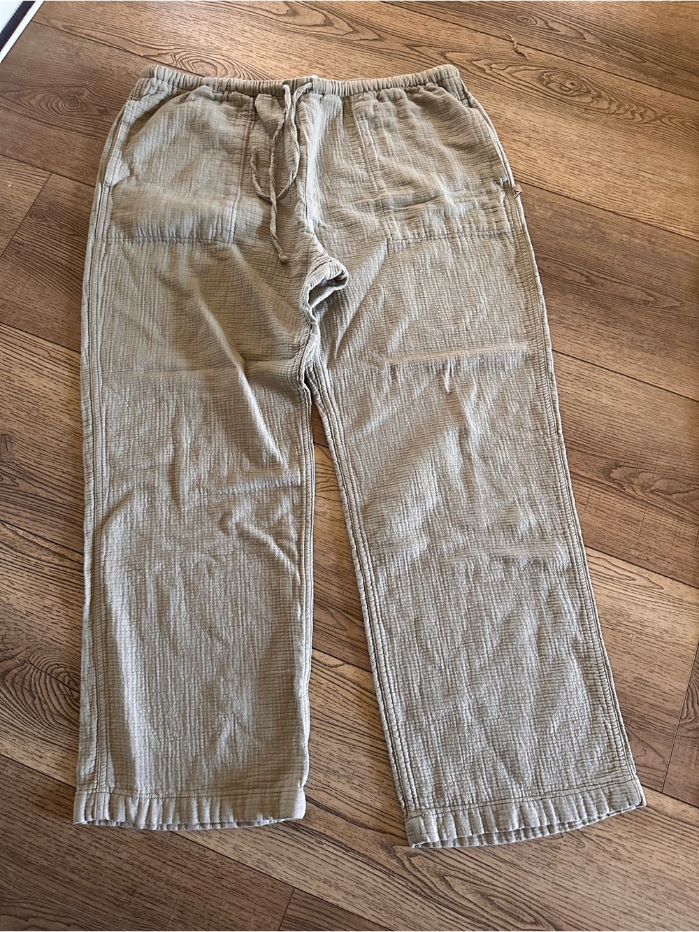 Calvin Klein Jeans Light Beige Drawstring pant - Picture 4 of 7